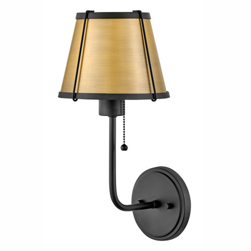 Medium Single Light Sconce (87|4890BK-LDB)