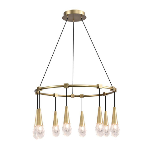 Ayla 1 - Tier Round Chandelier (10813|KCH3104-8BS)