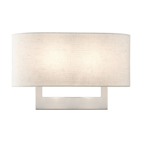 2 Light Brushed Nickel Large ADA Sconce (108|42934-91)