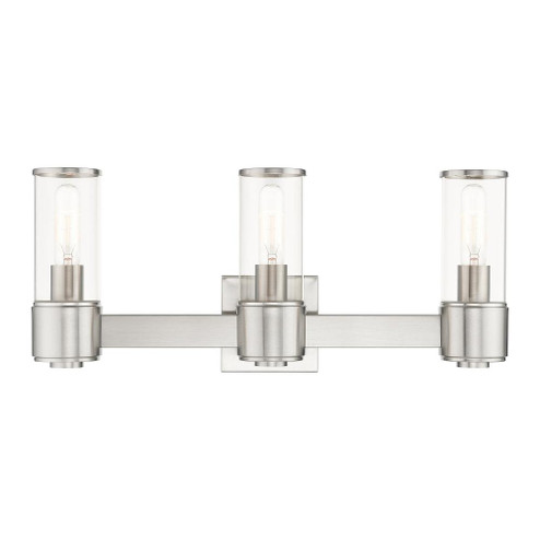 3 Light Brushed Nickel Vanity Sconce (108|17143-91)