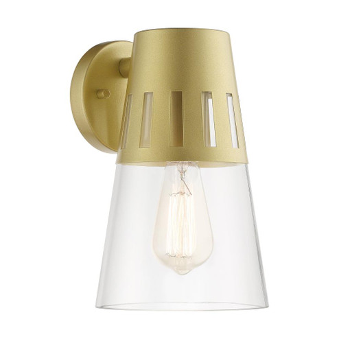 1 Light Soft Gold Outdoor Medium Wall Lantern (108|27972-33)