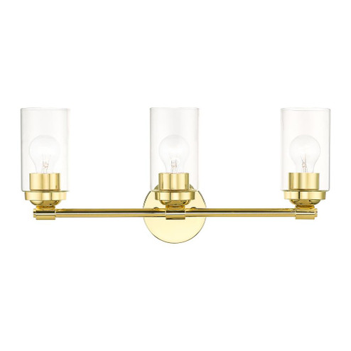 3 Light Polished Brass Vanity Sconce (108|18083-02)