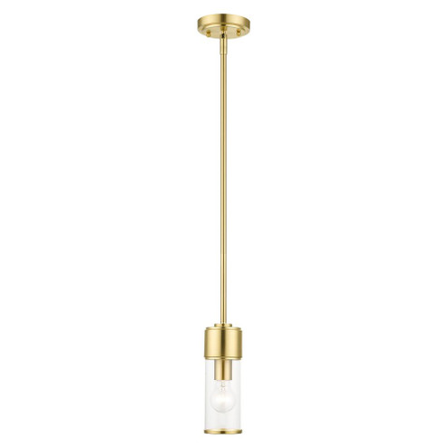 1 Light Satin Brass Mini Pendant (108|17140-12)