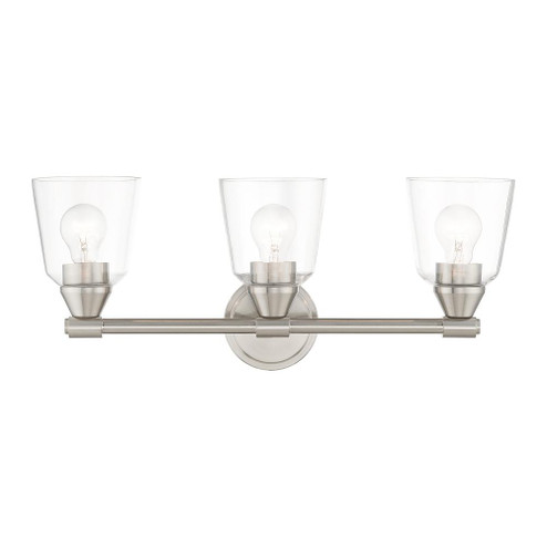 3 Light Brushed Nickel Vanity Sconce (108|16783-91)