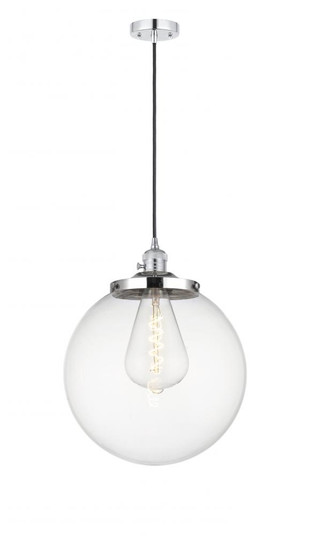 Beacon - 1 Light - 14 inch - Polished Chrome - Cord hung - Mini Pendant (3442|201CSW-PC-G202-14)