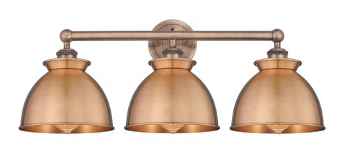Adirondack - 3 Light - 26 inch - Antique Copper - Bath Vanity Light (3442|616-3W-AC-M14-AC)