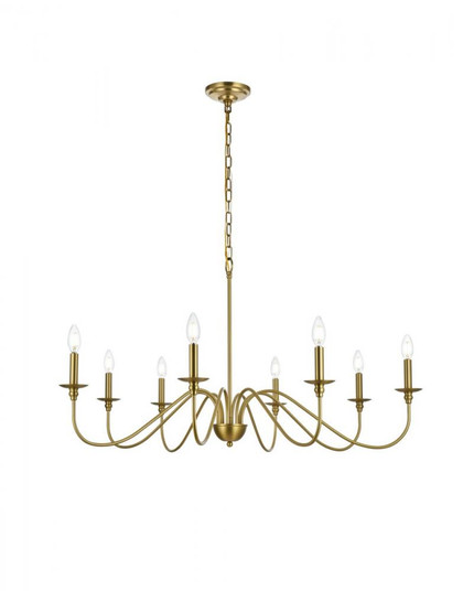 Rohan 42 Inch Chandelier in Satin Gold (758|LD5006D42SG)