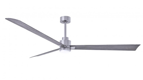 Alessandra 3-blade transitional ceiling fan in brushed nickel finish with barnwood blades. Optimized (230|AKLK-BN-BW-72)