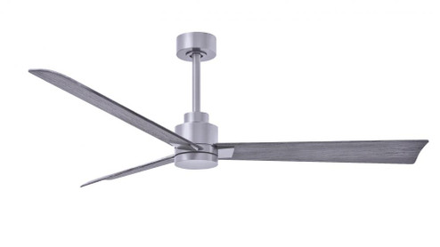Alessandra 3-blade transitional ceiling fan in brushed nickel finish with barnwood blades. Optimized (230|AK-BN-BW-56)