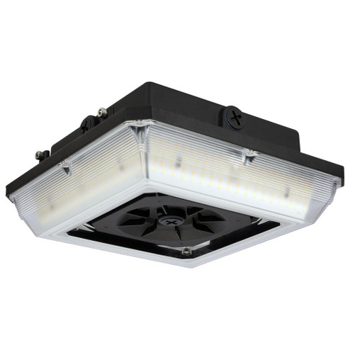 Square LED; Wide Beam Angle Canopy Light; 3K/4K/5K CCT Selectable; 60W/75W/90W Wattage Selectable; (81|65/637)
