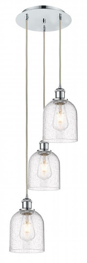 Bella - 3 Light - 12 inch - Polished Chrome - Cord hung - Multi Pendant (3442|113B-3P-PC-G558-6SDY)