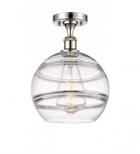 Rochester - 1 Light - 10 inch - Polished Nickel - Semi-Flush Mount (3442|516-1C-PN-G556-10CL)