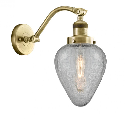 Geneseo - 1 Light - 7 inch - Antique Brass - Adjustable Sconce (3442|515-1W-AB-G165-LED)