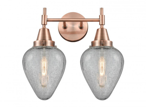 Geneseo - 2 Light - 16 inch - Antique Copper - Bath Vanity Light (3442|447-2W-AC-G165)
