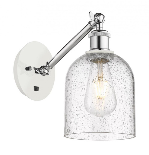 Bella - 1 Light - 6 inch - White Polished Chrome - Sconce (3442|317-1W-WPC-G558-6SDY)