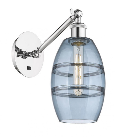 Vaz - 1 Light - 6 inch - Polished Chrome - Adjustable Sconce (3442|317-1W-PC-G557-6BL)