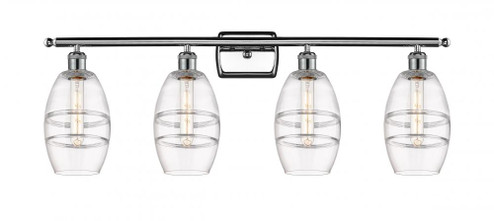 Vaz - 4 Light - 36 inch - Polished Chrome - Bath Vanity Light (3442|516-4W-PC-G557-6CL)