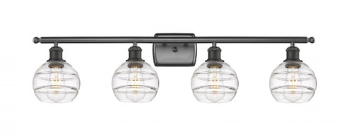 Rochester - 4 Light - 36 inch - Oil Rubbed Bronze - Bath Vanity Light (3442|516-4W-OB-G556-6CL)