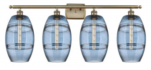 Vaz - 4 Light - 38 inch - Antique Brass - Bath Vanity Light (3442|516-4W-AB-G557-8BL)