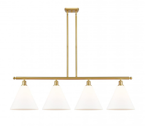 Berkshire - 4 Light - 50 inch - Satin Gold - Cord hung - Island Light (3442|516-4I-SG-GBC-121)