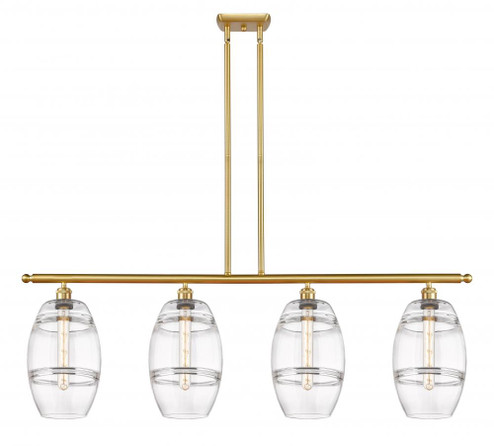 Vaz - 4 Light - 48 inch - Satin Gold - Cord hung - Island Light (3442|516-4I-SG-G557-8CL)