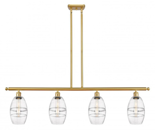 Vaz - 4 Light - 48 inch - Satin Gold - Cord hung - Island Light (3442|516-4I-SG-G557-6CL)