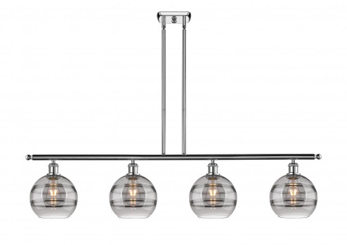 Rochester - 4 Light - 48 inch - Polished Chrome - Cord hung - Island Light (3442|516-4I-PC-G556-8SM)