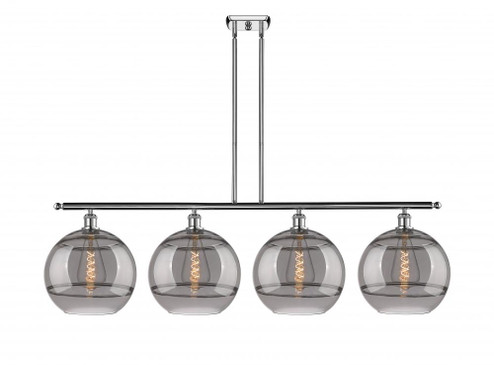 Rochester - 4 Light - 50 inch - Polished Chrome - Stem hung - Island Light (3442|516-4I-PC-G556-12SM)