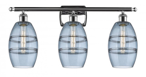 Vaz - 3 Light - 26 inch - Polished Chrome - Bath Vanity Light (3442|516-3W-PC-G557-6BL)