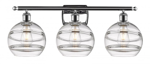 Rochester - 3 Light - 28 inch - Polished Chrome - Bath Vanity Light (3442|516-3W-PC-G556-8CL)