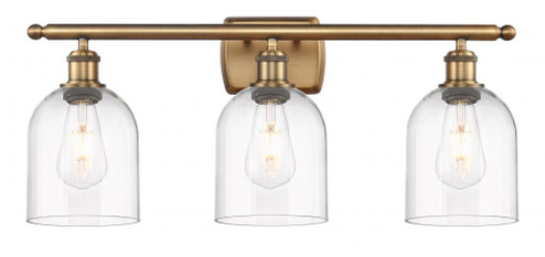 Bella - 3 Light - 26 inch - Brushed Brass - Bath Vanity Light (3442|516-3W-BB-G558-6CL)