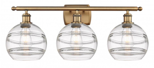 Rochester - 3 Light - 28 inch - Brushed Brass - Bath Vanity Light (3442|516-3W-BB-G556-8CL)