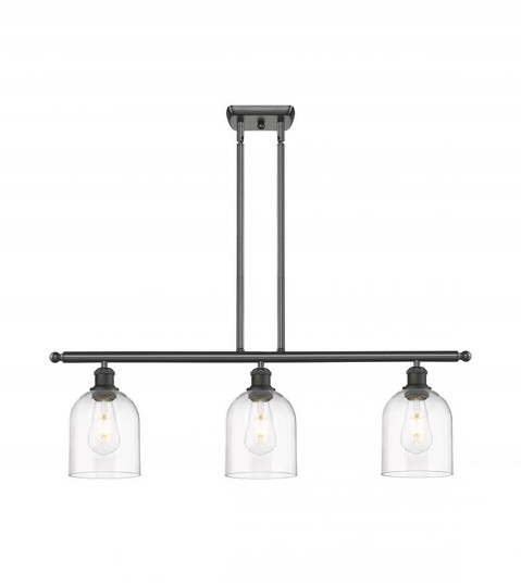 Bella - 3 Light - 36 inch - Oil Rubbed Bronze - Cord hung - Island Light (3442|516-3I-OB-G558-6CL)