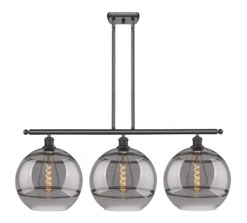 Rochester - 3 Light - 39 inch - Oil Rubbed Bronze - Cord hung - Island Light (3442|516-3I-OB-G556-12SM)