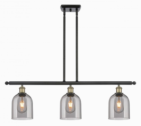 Bella - 3 Light - 36 inch - Black Antique Brass - Cord hung - Island Light (3442|516-3I-BAB-G558-6SM)