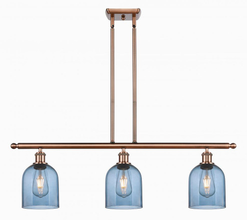 Bella - 3 Light - 36 inch - Antique Copper - Cord hung - Island Light (3442|516-3I-AC-G558-6BL)