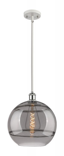 Rochester - 1 Light - 12 inch - White Polished Chrome - Mini Pendant (3442|516-1S-WPC-G556-12SM)