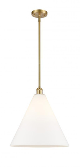 Berkshire - 1 Light - 16 inch - Satin Gold - Pendant (3442|516-1S-SG-GBC-161-LED)
