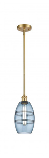 Vaz - 1 Light - 6 inch - Satin Gold - Mini Pendant (3442|516-1S-SG-G557-6BL)