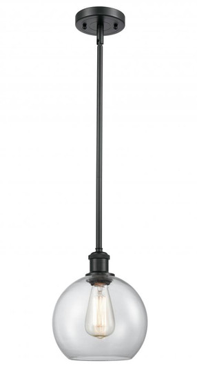 Athens - 1 Light - 8 inch - Matte Black - Mini Pendant (3442|516-1S-BK-G122C-8CL)