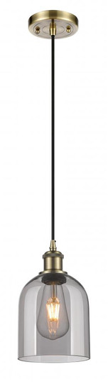 Bella - 1 Light - 6 inch - Antique Brass - Cord hung - Mini Pendant (3442|516-1P-AB-G558-6SM)