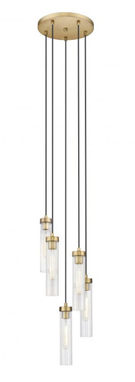 5 Light Chandelier (276|740P-5R-RB)