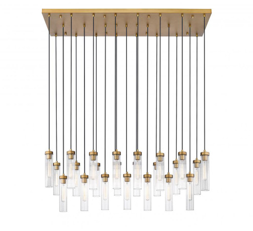 23 Light Linear Chandelier (276|740P-23L-RB)
