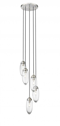 5 Light Chandelier (276|651P-5R-BN)