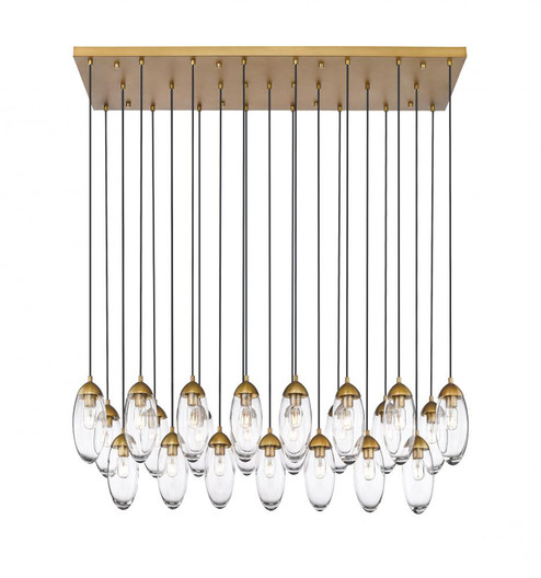23 Light Linear Chandelier (276|651P-23L-RB)