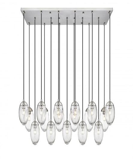 17 Light Linear Chandelier (276|651P-17L-BN)