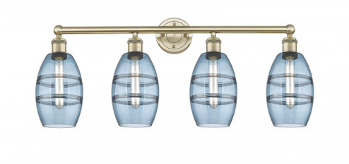 Vaz - 4 Light - 33 inch - Antique Brass - Bath Vanity Light (3442|616-4W-AB-G557-6BL)