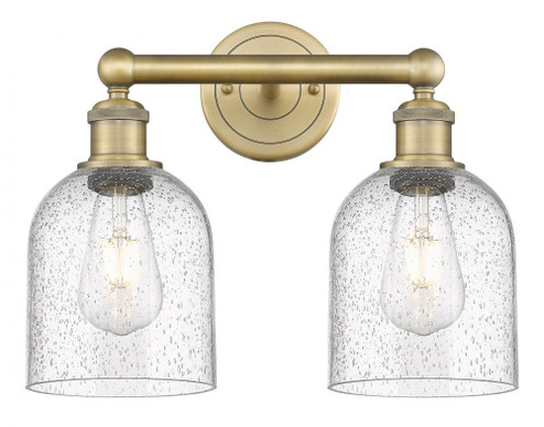 Bella - 2 Light - 15 inch - Brushed Brass - Bath Vanity Light (3442|616-2W-BB-G558-6SDY)