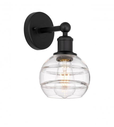 Rochester - 1 Light - 6 inch - Matte Black - Sconce (3442|616-1W-BK-G556-6CL)
