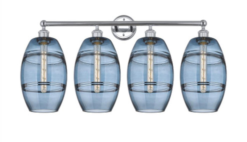 Vaz - 4 Light - 35 inch - Polished Chrome - Bath Vanity Light (3442|616-4W-PC-G557-8BL)